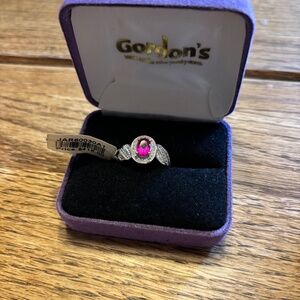 Silver Ruby ring